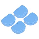 12 Pcs Denture Box Plastic Tooth Dental Orthodontic Retainer Compact Storage Case
