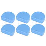 12 Pcs Denture Box Plastic Tooth Dental Orthodontic Retainer Compact Storage Case - 45-Degree Angle