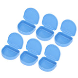 12 Pcs Denture Box Plastic Tooth Dental Orthodontic Retainer Compact Storage Case - Rear View