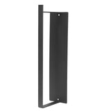 Washing Machine Hanger Holder Wall Mounted Magnetic Suction Thickened Panel Wall Towel Rack for Bathroom Wash Machine Black