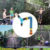 Trampoline Sprinkler Auto Rotate Children Outdoors Plastic Whirling Sprinkler for Summer Gardening Small