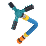 Trampoline Sprinkler Auto Rotate Children Outdoors Plastic Whirling Sprinkler for Summer Gardening Large