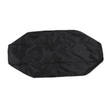 Piano Keyboard Dust Cover Waterproof Breathable Stretchy Black Electric Piano Protective Cover for 61 Keys Digital Piano - Rear View