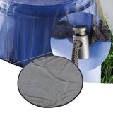 Bucket Mesh Cover Ultra Fine Mesh Drawstring Design Easy Installation Rain Barrel Screen for Bucket Under 80cm Diameter