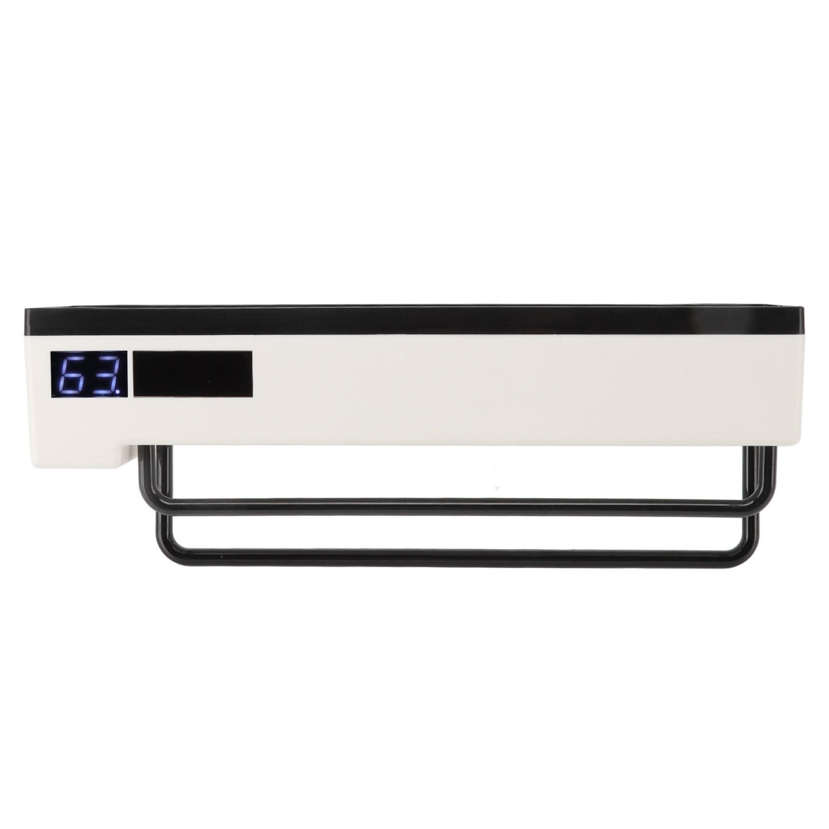 Toothbrush Holder UVC Disinfection 2 in 1 Solar Charging Digital Display Wall Mounted Automatic Toothbrush Sterilizer