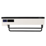 Toothbrush Holder UVC Disinfection 2 in 1 Solar Charging Digital Display Wall Mounted Automatic Toothbrush Sterilizer - Side View