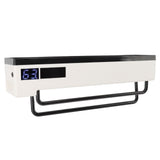 Toothbrush Holder UVC Disinfection 2 in 1 Solar Charging Digital Display Wall Mounted Automatic Toothbrush Sterilizer - Top-Down View