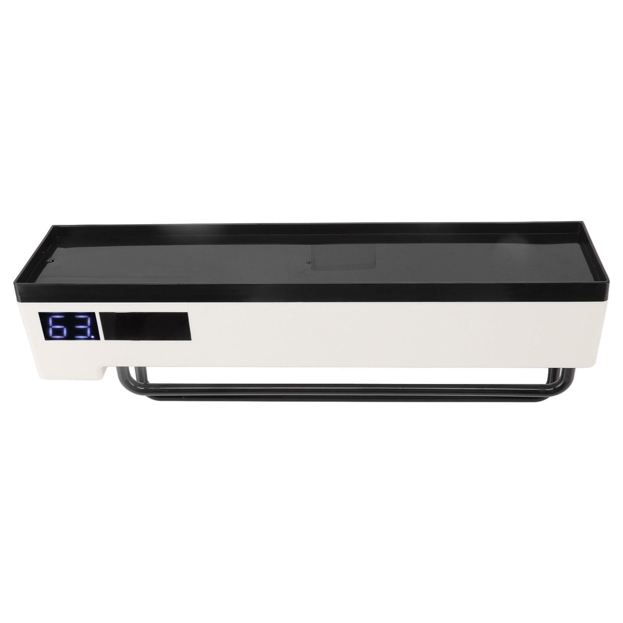 Toothbrush Holder UVC Disinfection 2 in 1 Solar Charging Digital Display Wall Mounted Automatic Toothbrush Sterilizer