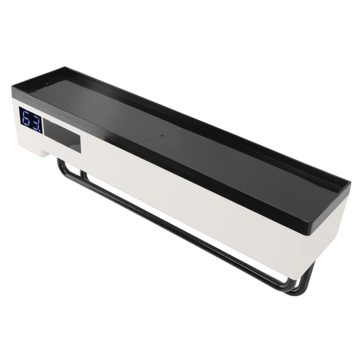 Toothbrush Holder UVC Disinfection 2 in 1 Solar Charging Digital Display Wall Mounted Automatic Toothbrush Sterilizer