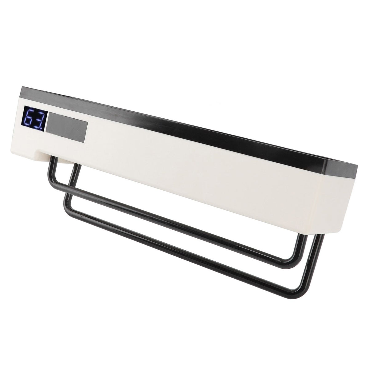 Toothbrush Holder UVC Disinfection 2 in 1 Solar Charging Digital Display Wall Mounted Automatic Toothbrush Sterilizer