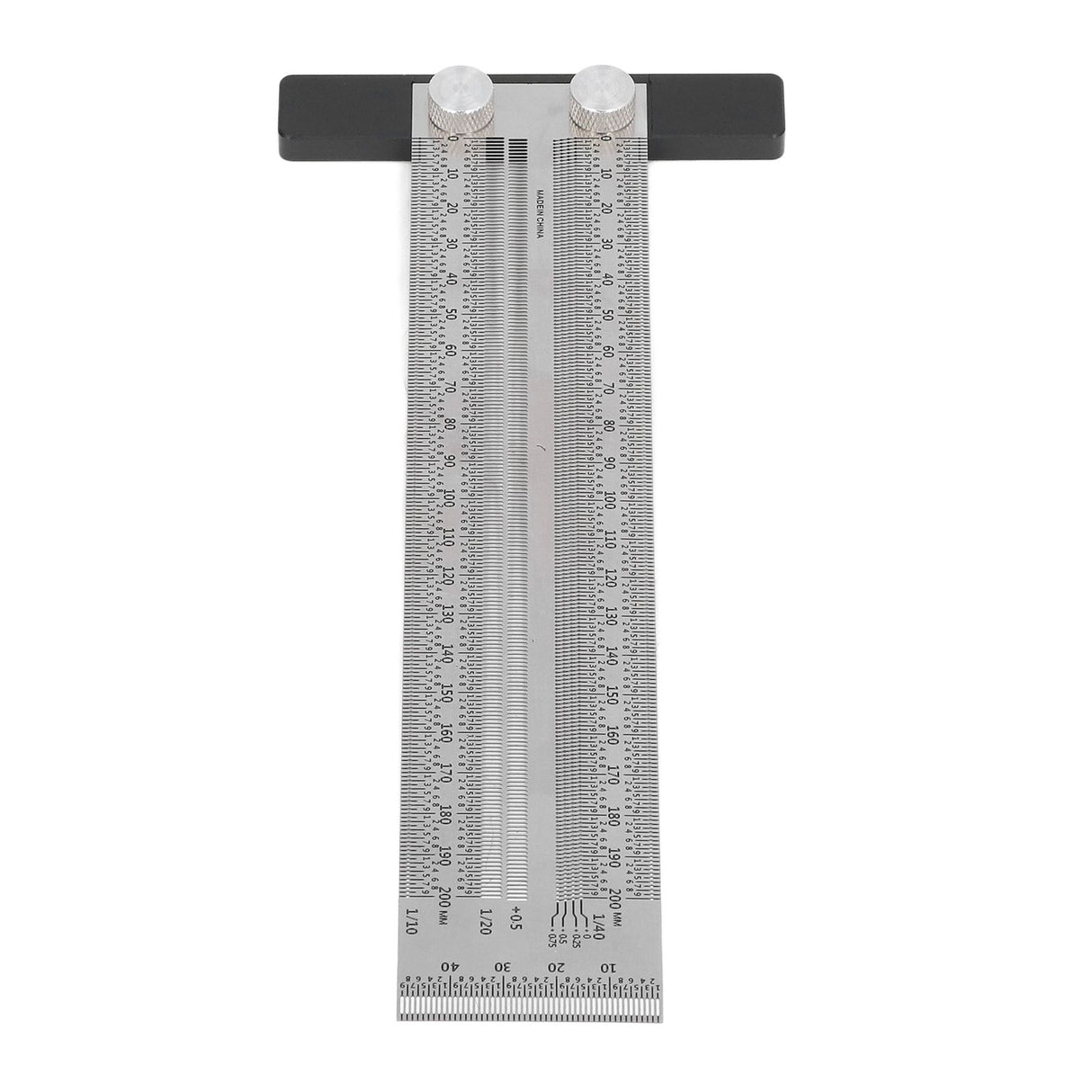 Woodworking Marking T Rulers Positioning Scribing Ruler Gauge Carpenter Measuring Mark Ruler 200mm