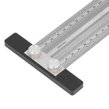 Woodworking Marking T Rulers Positioning Scribing Ruler Gauge Carpenter Measuring Mark Ruler 200mm