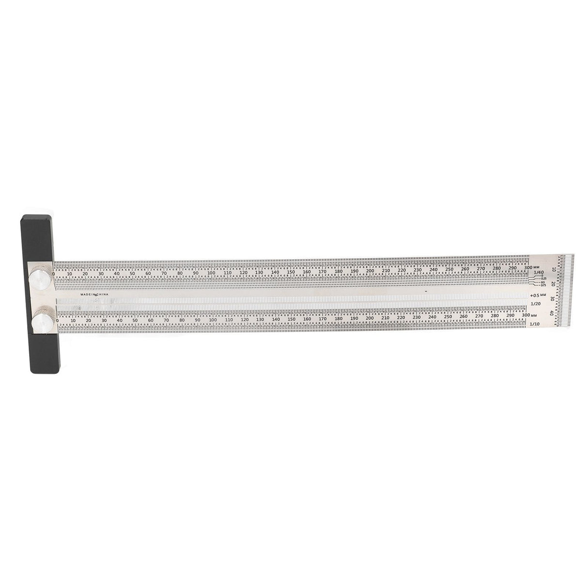 Woodworking Marking T Rulers Positioning Scribing Ruler Gauge Carpenter Measuring Mark Ruler 300mm
