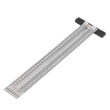 Woodworking Marking T Rulers Positioning Scribing Ruler Gauge Carpenter Measuring Mark Ruler 300mm