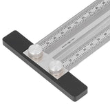 Woodworking Marking T Rulers Positioning Scribing Ruler Gauge Carpenter Measuring Mark Ruler 300mm - Extra Image