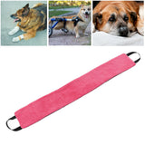 Dog Sling Oxford Cloth Simple Effective Pet Lift Sling Harness Pet Assist Belt for Dogs Hind Leg Support Pink