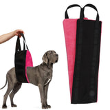 Dog Sling Oxford Cloth Simple Effective Pet Lift Sling Harness Pet Assist Belt for Dogs Hind Leg Support Pink - Extra Image