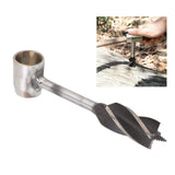 Outdoor Survival Multitool Stainless Steel Hole Drilling Punching Tool with Storage Bag Brown - Extra Image