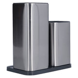 Stainless Steel Knife Holder Universal Kitchen Knife Organizer for Multiple Kitchen Knives and Scissors - Side View