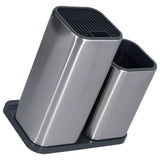 Stainless Steel Knife Holder Universal Kitchen Knife Organizer for Multiple Kitchen Knives and Scissors