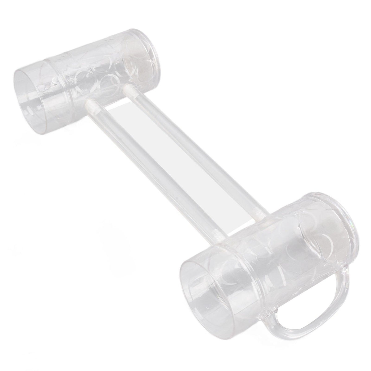 Beer Mug Anti Drop Crystal Lead Free Drinking Glasses with Handle for Bar KTV Freezer