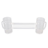 Beer Mug Anti Drop Crystal Lead Free Drinking Glasses with Handle for Bar KTV Freezer - Rear View
