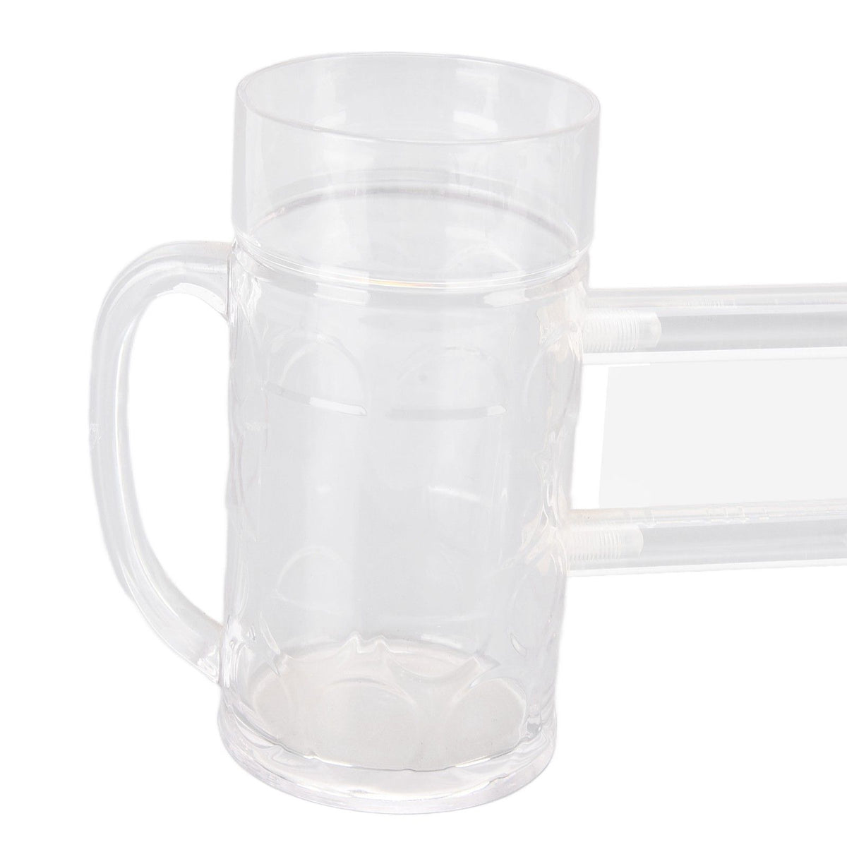 Beer Mug Anti Drop Crystal Lead Free Drinking Glasses with Handle for Bar KTV Freezer