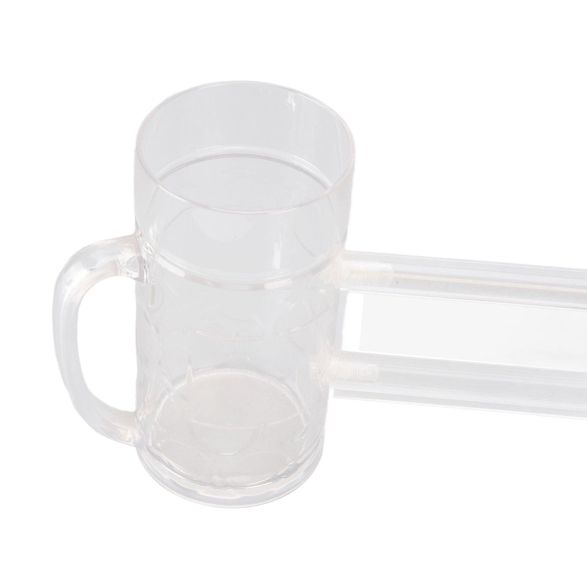 Beer Mug Anti Drop Crystal Lead Free Drinking Glasses with Handle for Bar KTV Freezer
