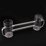 Beer Mug Anti Drop Crystal Lead Free Drinking Glasses with Handle for Bar KTV Freezer