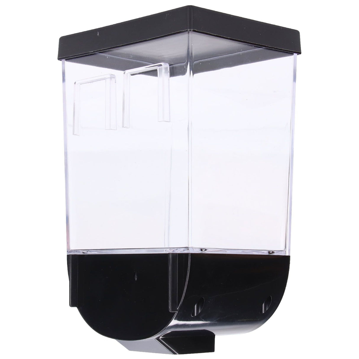 Square Dry Food Dispenser Wall Mounted Grain Storage Container Laundry Bead Cereal Dispenser for Kitchen1L