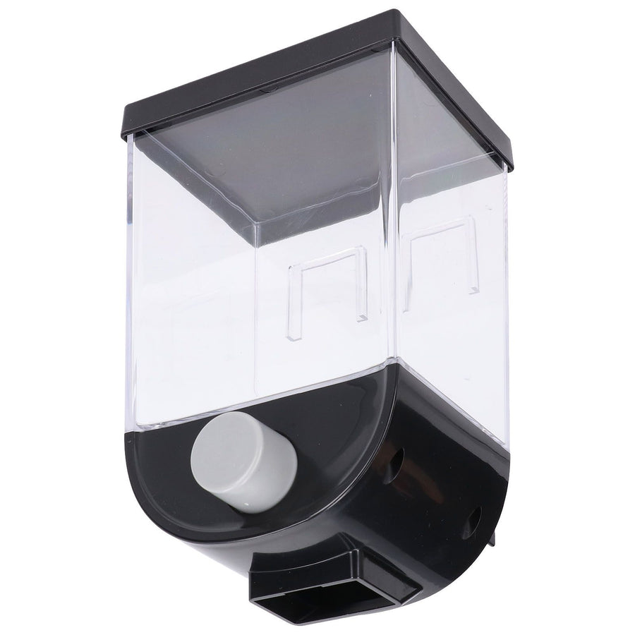 Square Dry Food Dispenser Wall Mounted Grain Storage Container Laundry Bead Cereal Dispenser for Kitchen1L
