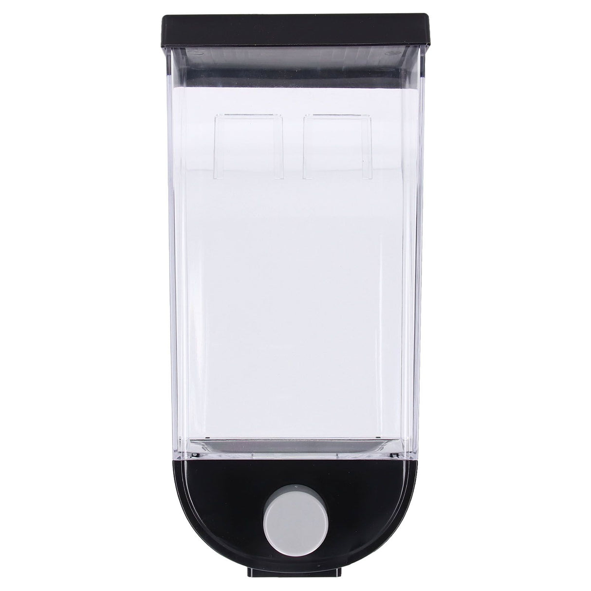 Square Dry Food Dispenser Wall Mounted Grain Storage Container Laundry Bead Cereal Dispenser for Kitchen1.5L