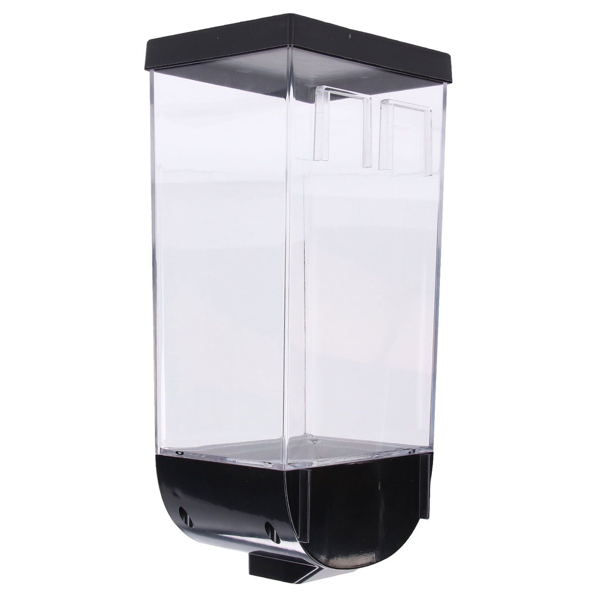 Square Dry Food Dispenser Wall Mounted Grain Storage Container Laundry Bead Cereal Dispenser for Kitchen1.5L