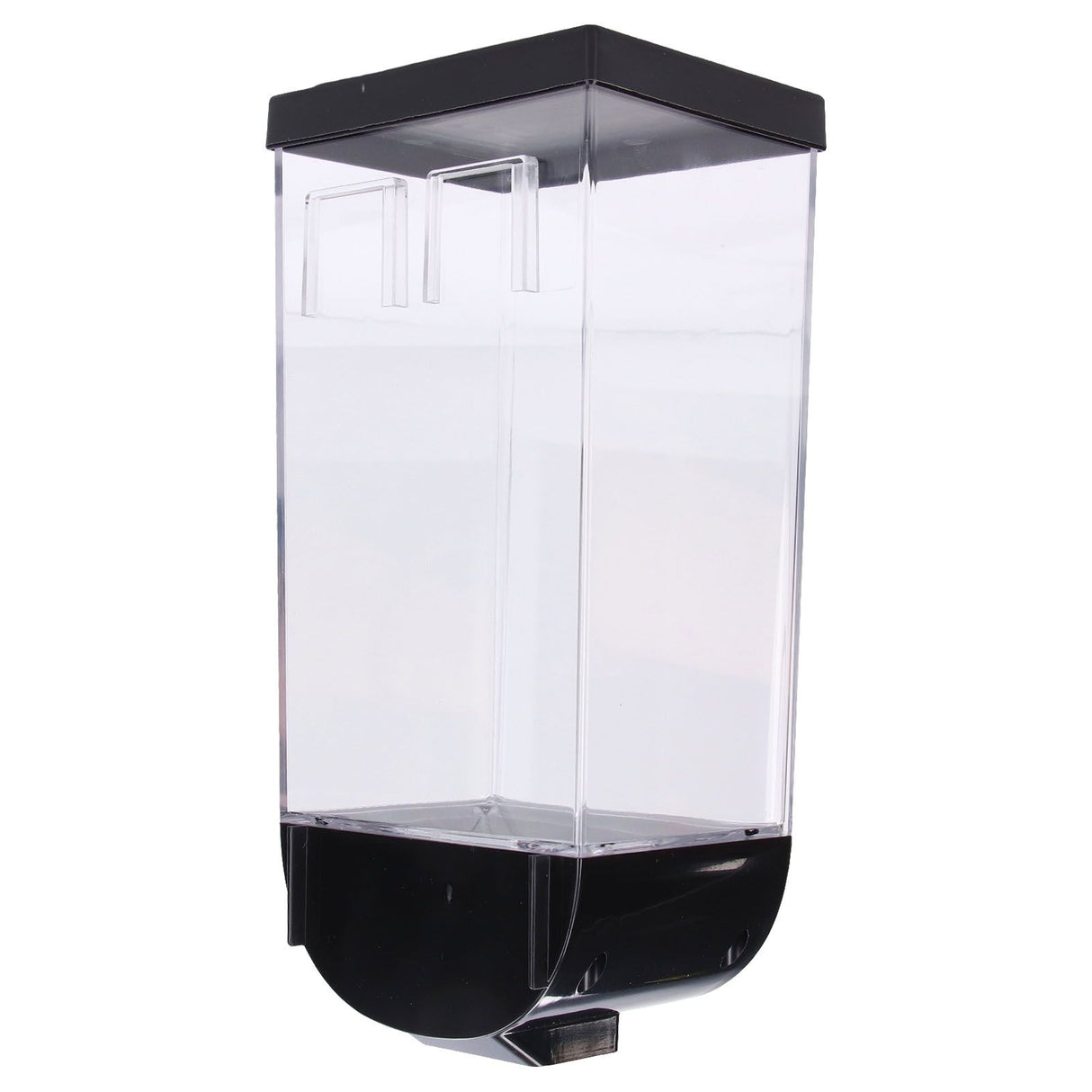 Square Dry Food Dispenser Wall Mounted Grain Storage Container Laundry Bead Cereal Dispenser for Kitchen1.5L