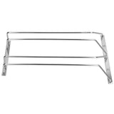 Stainless Steel Double Row Wine Glass Stemware Rack Hanging Stemware Holder Under CabinetM