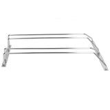 Stainless Steel Double Row Wine Glass Stemware Rack Hanging Stemware Holder Under CabinetM