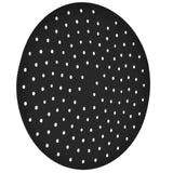 20cm Anti Slip Round Cooking Fryer Mat Anti Sticking Silicone Steamer Liners For KitchenBlack - Close-Up Angle