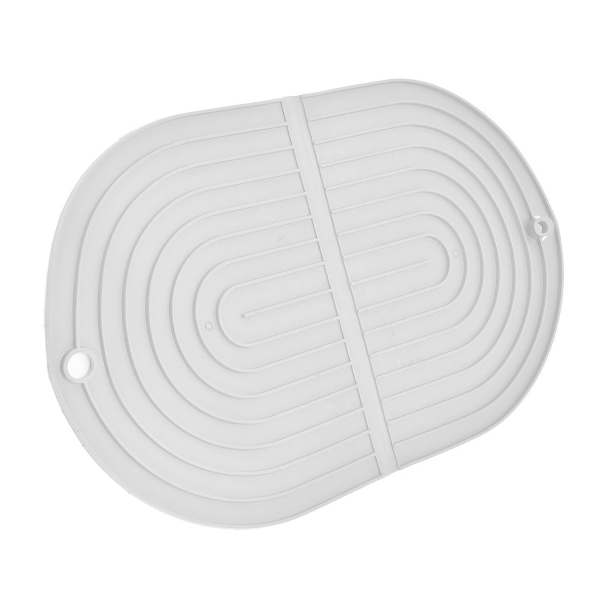 Multifunctional Dish Drying Mat Foldable Dish Drying Pad Heat Insulation Cup Pot Mat for KitchenWhite