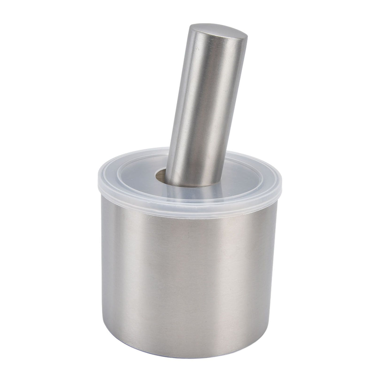 Mortar Pestle Dual Structure Design Glossy Texture Practical Silent Cleanable Kitchen Grinder for Food