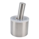 Mortar Pestle Dual Structure Design Glossy Texture Practical Silent Cleanable Kitchen Grinder for Food
