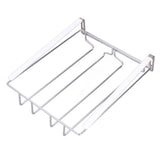 Wine Cup Holder Stainless Steel Non Perforated Tall Wine Glass Holder Hanging Glass Holder