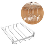 Wine Cup Holder Stainless Steel Non Perforated Tall Wine Glass Holder Hanging Glass Holder