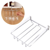 Wine Cup Holder Stainless Steel Non Perforated Tall Wine Glass Holder Hanging Glass Holder - Extra Image