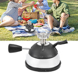 Butane Burner Adjustable Flame Easy Operation Stainless Steel Highly Durable Mini Butane Tabletop for Picnic Camping Travel