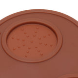 Coffee Tamper Pad Silicone Anti Slip Tamper Mat Soft Harmless Corner Tamping Mat for HouseholdBrown
