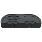 Silicone Coffee Tamper Pad Anti Slip Soft Tamper Mat Heat Resistant Corner Tamping Mat for HomeBlack