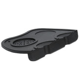 Silicone Coffee Tamper Pad Anti Slip Soft Tamper Mat Heat Resistant Corner Tamping Mat for HomeBlack