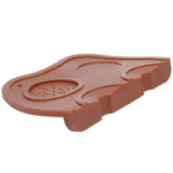 Silicone Coffee Tamper Pad Anti Slip Soft Tamper Mat Heat Resistant Corner Tamping Mat for HomeBrown