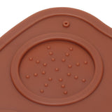 Silicone Coffee Tamper Pad Anti Slip Soft Tamper Mat Heat Resistant Corner Tamping Mat for HomeBrown