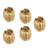 5 Pcs Beer Tap Handle Beer Tap Handles Manual Install Nuts for 3/8in‑16 UNC External Thread - Front View